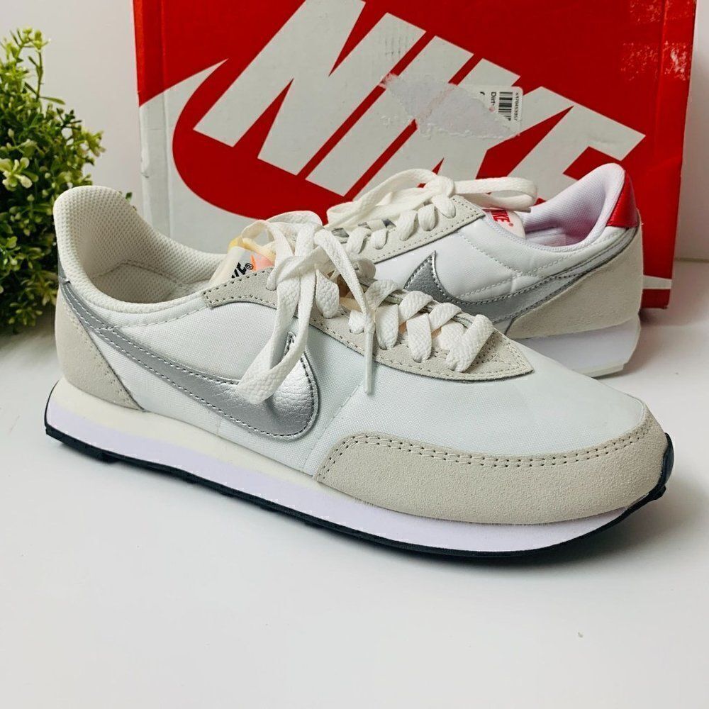 Nike Waffle Trainer/Daybreak Marathon Running Sneaker Sz 6 White -See NOTES
